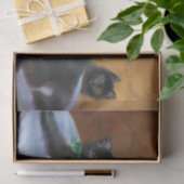 Kat Familie door Sophie Sperlich Tissuepapier (Geschenk)