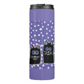 Kat Familie Sokken Thermosbeker (Achterkant)