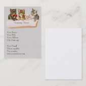  kat familie Visitekaartje (Voorkant / Achterkant)