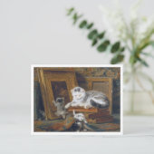 Kat Family, Henriette Ronner-Knip Briefkaart (Staand voorkant)