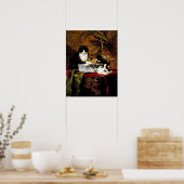 Kat Family, Henriëtte Ronner-Knip Poster (Keuken)