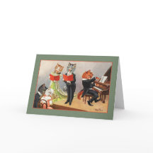  kat-feestdag-groetkaart, Arthur Thiele