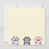 Kat Feestdagenkaart (Achterkant)