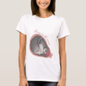 Kat Fetus-Bun in de oven T-shirt (Voorkant)