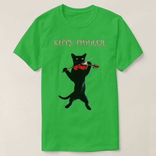 Kat Fiddler T-shirt (Design voorkant)