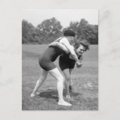 Kat Fight, begin jaren 1900 Briefkaart (Voorkant)