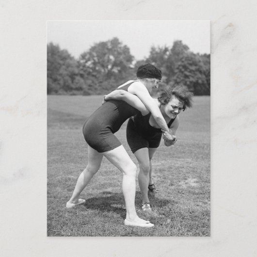 Kat Fight, begin jaren 1900 Briefkaart (Voorkant)