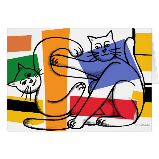 Kat Fight Card (Voorkant Horizontaal)