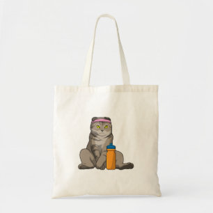 Kat Fitness Drink mok Tote Bag