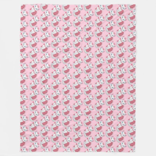 Kat Fleece Blanket Deken (Voorkant)
