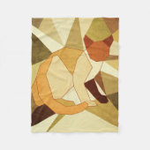 kat fleece deken (Voorkant)