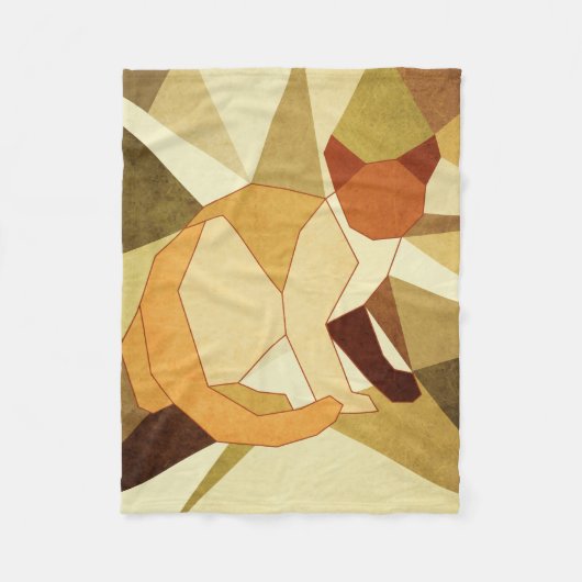 kat fleece deken (Voorkant)