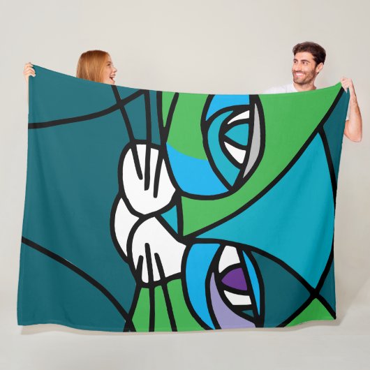 kat fleece deken (In situ)