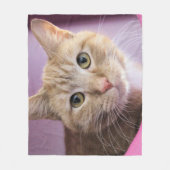 Kat Fleece Deken (Voorkant)
