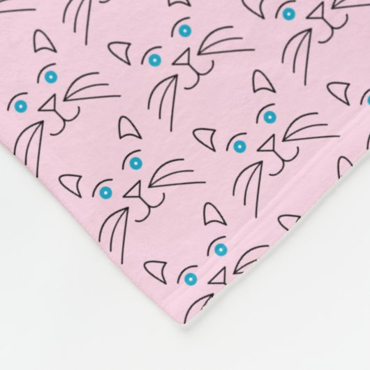 Kat Fleece Deken (Hoek)