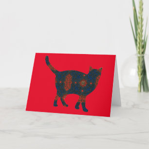 Kat  Floral Kaart reeks 6