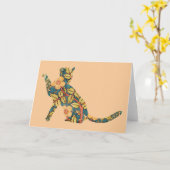 Kat  Floral Kaart Series 15 (Gele Bloem)