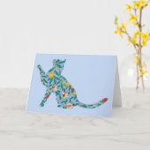 Kat  Floral Kaart Series 18 (Gele Bloem)