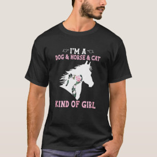 Kat Floral Silhouette Animal G T-shirt