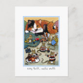Kat Fluff! Kat- en muisverzorging op maat Briefkaart (Voorkant)
