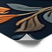 Kat folk art decoratie (Hoek)