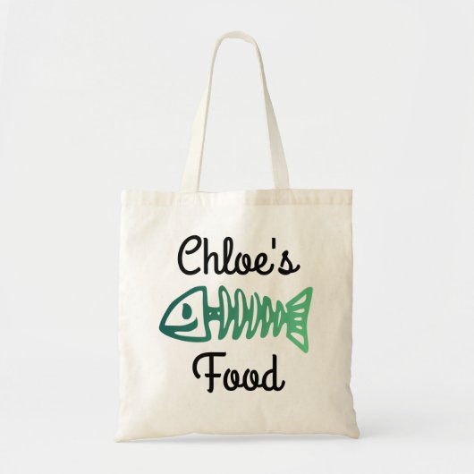 Kat Food Bag Tas met visbeendermeel (Voorkant)