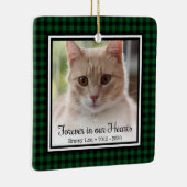 Kat 'Forever In Our Hearts' Keramisch Ornament (Rechts)