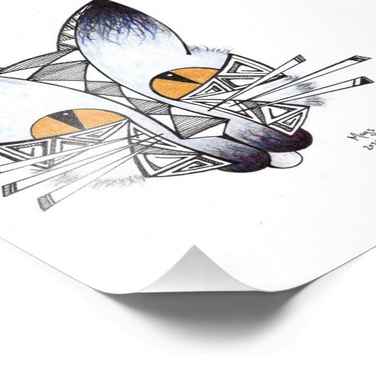 Kat Foto Afdruk (Hoek)