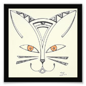 Kat Foto Afdruk (Voorkant)