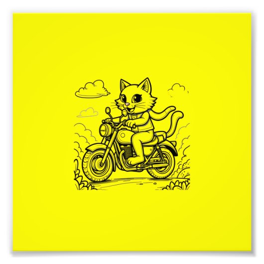 Kat Foto Afdruk (Voorkant)