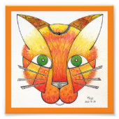 Kat Foto Afdruk (Voorkant)