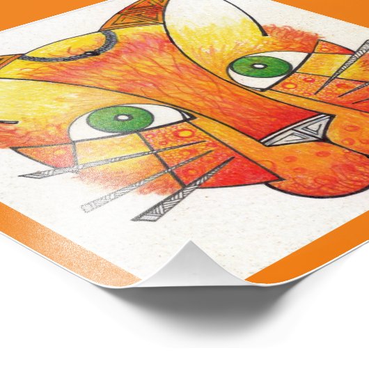 Kat Foto Afdruk (Hoek)