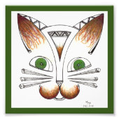 Kat Foto Afdruk (Voorkant)