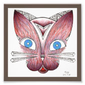 Kat Foto Afdruk (Voorkant)