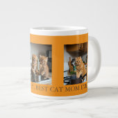 Kat Foto Collage Beste Kat Moeder Grote Koffiekop (Voorkant rechts)