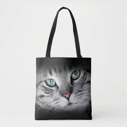 Kat Foto gepersonaliseerd Tote Bag (Voorkant)