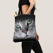 Kat Foto gepersonaliseerd Tote Bag (Dichtbij)