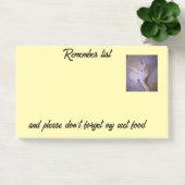 Kat Foto Herinneringslijst Post-Its Post-it® Notes (Kantoor)