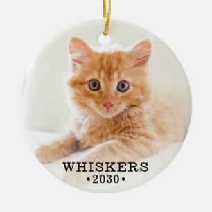 Kat Foto Keramisch Ornament