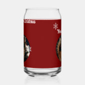 Kat Foto, Meow Kerstmis, aanpassen Blikvorm Glas (Rechts)