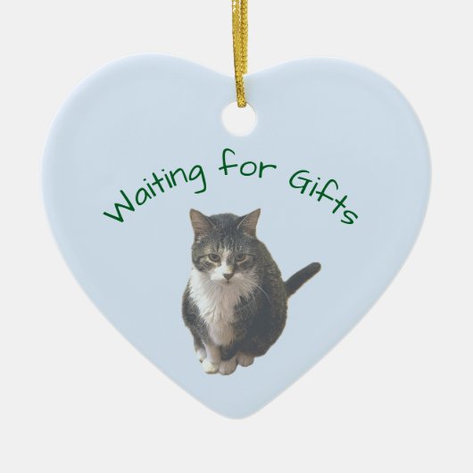 Kat Foto Ornament  (Voorkant)