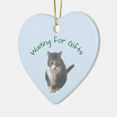Kat Foto Ornament  (Links)
