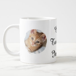 Kat Foto, Tekst, vervangbaar, Grappig  Grote Koffiekop