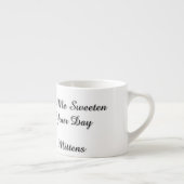 Kat Foto, Tekst, vervangbaar, Grappig, Kat Liefheb Espresso Kop (Rechts)