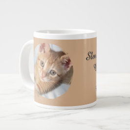 Kat Foto, Tekst, vervangbaar, Grappig, Kat Liefheb Grote Koffiekop