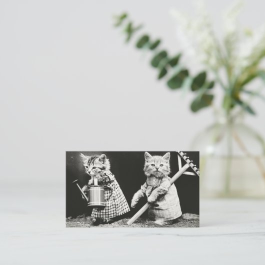 Kat  foto visitekaartje (Staand voorkant)