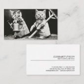 Kat  foto visitekaartje (Voorkant / Achterkant)