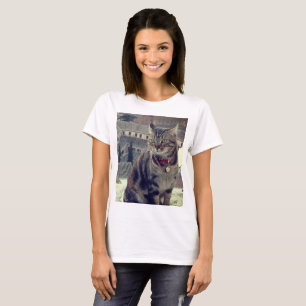 Kat Foto Women's Basic T-Shirt, Wit T-shirt