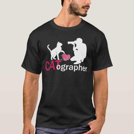 Kat Fotografie Fotografie Camera T-shirt (Voorkant)