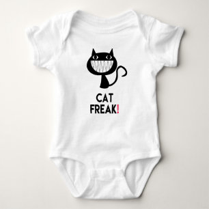 Kat Freak! Fun Baby Jersey Bodysuit